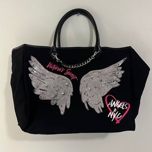 Victoria’s Secret Angels+NYC wings tote bag